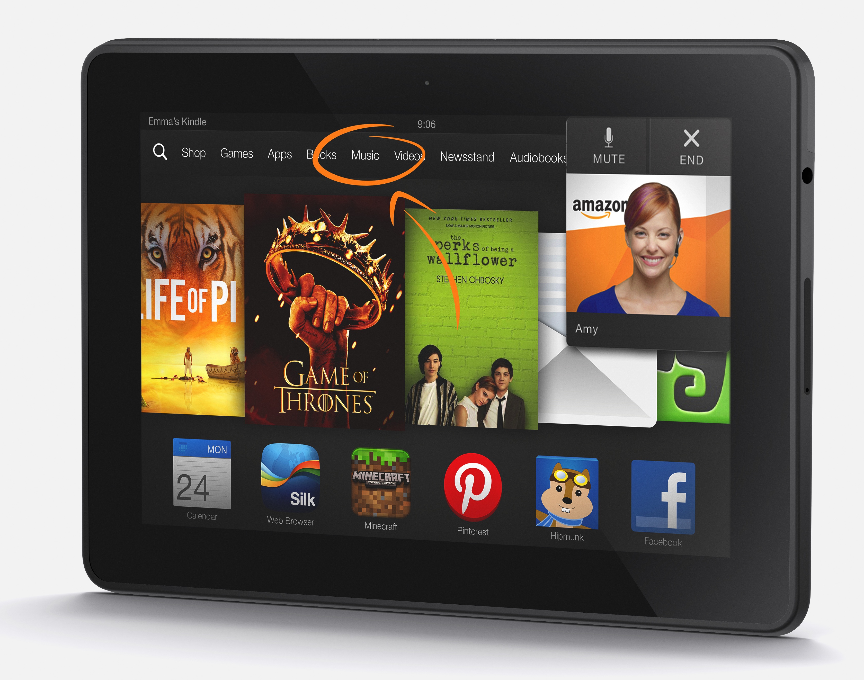 KindleFireHDXMayday